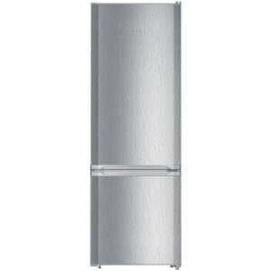 266L Low Frost Freestanding Fridge Freezer, 80/20, Silver, E Rated - Liebherr CUele 2831 - Naamaste London Homewares - 1