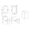 Freestanding Retro Tall Fridge with Ice Box, Cream - Smeg FAB10HRCR5 - Naamaste London Homewares - 2