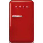 Freestanding Retro Tall Fridge with Ice Box, Red - Smeg FAB10HRRD5 - Naamaste London Homewares - 1