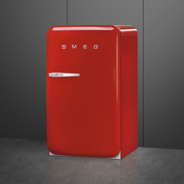 Freestanding Retro Tall Fridge with Ice Box, Red - Smeg FAB10HRRD5 - Naamaste London Homewares - 4