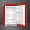 Freestanding Retro Tall Fridge with Ice Box, Red - Smeg FAB10HRRD5 - Naamaste London Homewares - 5