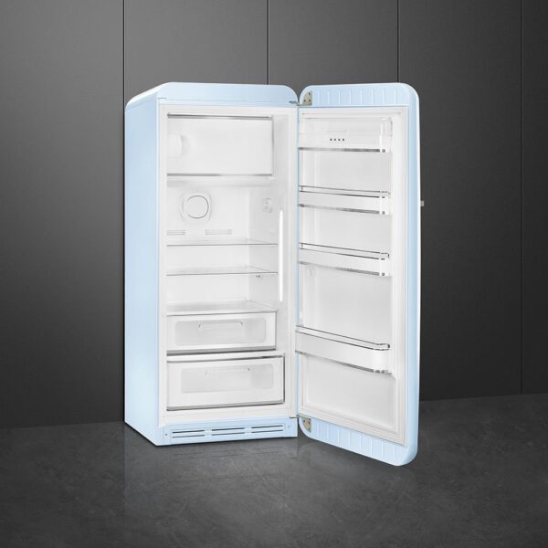 270L Retro Tall Fridge with Ice Box, Pastel Blue - Smeg FAB28RPB5UK - Naamaste London Homewares - 2