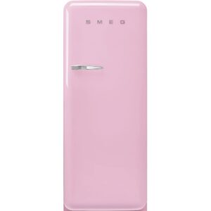 270L Retro Tall Fridge with Ice Box, Pink - Smeg FAB28RPK5 - Naamaste London Homewares - 1