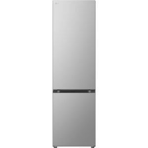 387L No Frost Freestanding Fridge Freezer, 70/30, Silver, D Rated - LG GBV3200CPY - Naamaste London Homewares - 1