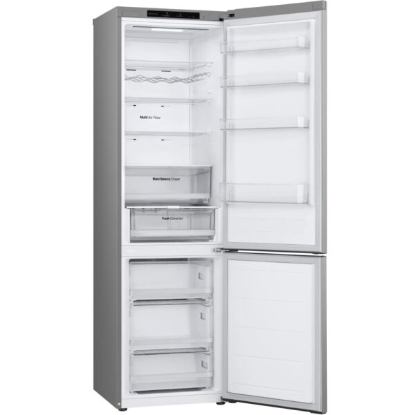 387L No Frost Freestanding Fridge Freezer, 70/30, Silver, D Rated - LG GBV3200CPY - Naamaste London Homewares - 15