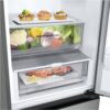 387L No Frost Freestanding Fridge Freezer, 70/30, Silver, D Rated - LG GBV3200CPY - Naamaste London Homewares - 4