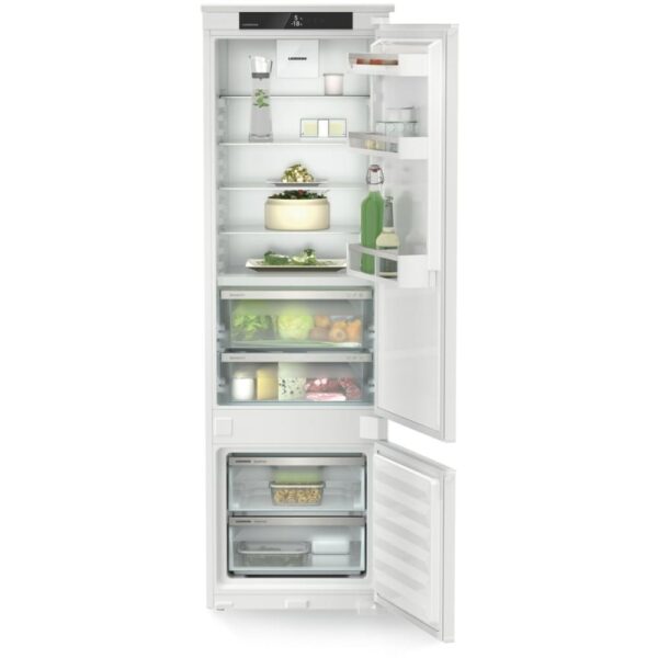255L SmartFrost Integrated Fridge Freezer, Fixed Hinge, D Rated - Liebherr ICBSd5122 - Naamaste London Homewares - 1