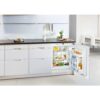 136L Built--Under Larder Integrated Fridge, Fixed Hinge, White - Liebherr UIK1510 - Naamaste London Homewares - 4