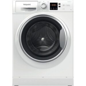 9Kg 1600 Spin Hotpoint Washing Machine, White - NSWE965CWSUKN - Naamaste London Homewares - 1