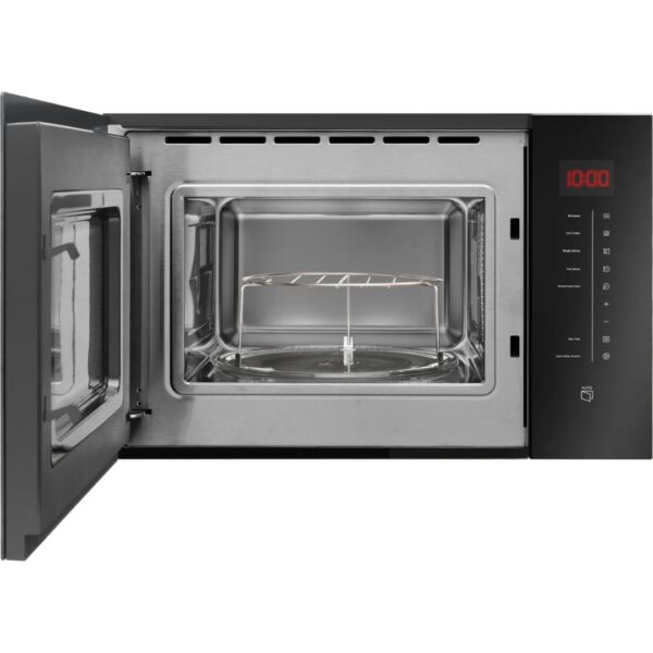 25L Built-In Microwave Oven with Grill, Black - CDA VP400BL - Naamaste London Homewares - 2