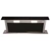 90cm Downdraft Cooker Hood, Black, B Rated - CDA EDD92BL - Naamaste London Homewares - 1