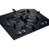 60cm Built-In 4 Burner Gas Hob, Black - Hotpoint FTGHG641DHBK - Naamaste London Homewares - 3