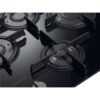 60cm Built-In 4 Burner Gas Hob, Black - Hotpoint FTGHG641DHBK - Naamaste London Homewares - 7