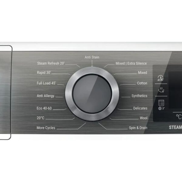 8kg Hotpoint Washing Machine, White, 1400RPM, B Rated - H6 W845WB UK - Naamaste London Homewares - 9