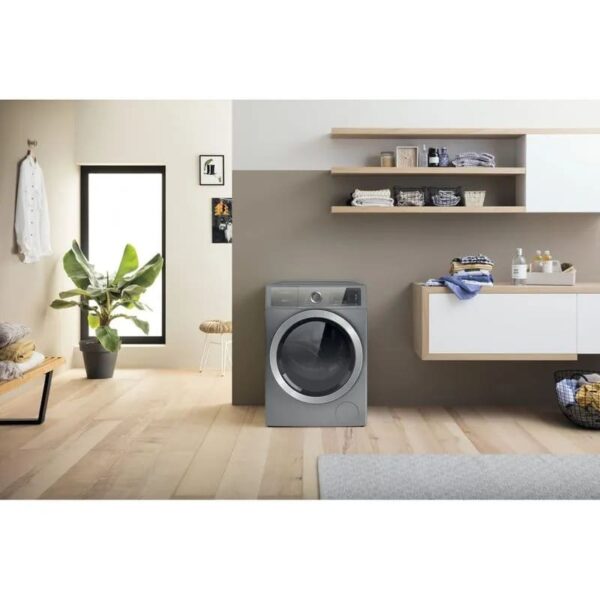 10kg Hotpoint Washing Machine, GentlePower, Silver, A Rated - H8 W046SB UK - Naamaste London Homewares - 7