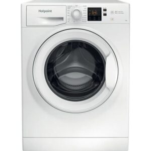 7Kg AntiStain40 Hotpoint Washing Machine, White - NSWR743UWKUKN - Naamaste London Homewares - 1