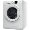 7kg Hotpoint Washing Machine, AntiStain, White, D Rated - NSWM 743U W UK N - Naamaste London Homewares - 2