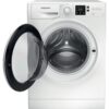 7kg Hotpoint Washing Machine, AntiStain, White, D Rated - NSWM 743U W UK N - Naamaste London Homewares - 3