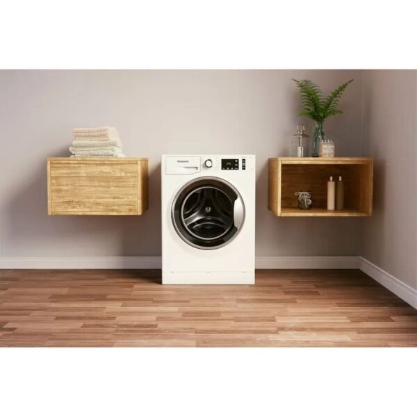 Hotpoint Washing Machine in 9kg, ActiveCare, White, A Rated - NM11 946 WS A UK N - Naamaste London Homewares - 6