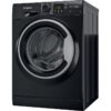 8Kg AntiStain 40 Hotpoint Washing Machine, Black, B Rated - NSWR845CBSUKN - Naamaste London Homewares - 2