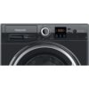 8Kg AntiStain 40 Hotpoint Washing Machine, Black, B Rated - NSWR845CBSUKN - Naamaste London Homewares - 8