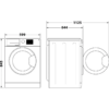 9kg Hotpoint Washing Machine, AutoDose, White, B Rated - H7 W945WB UK - Naamaste London Homewares - 15