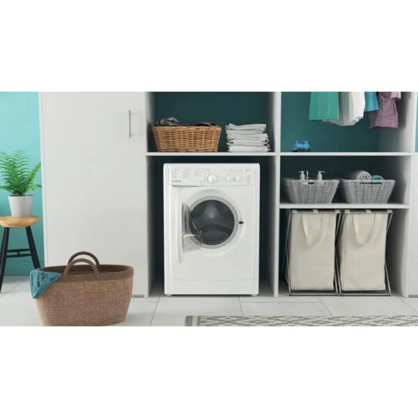 7Kg Freestanding Indesit Washing Machine, Front Load - IWC71453WUKN - Naamaste London Homewares - 4