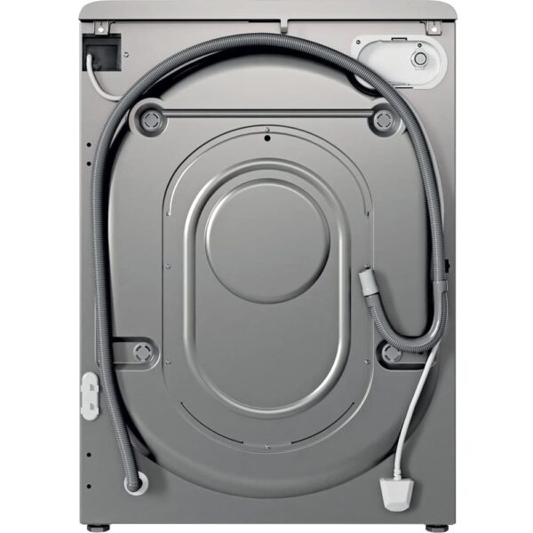 7kg Indesit Washing Machine, 1400 Spin, Silver, E Rated - BWE71452SUKN - Naamaste London Homewares - 3