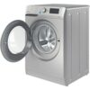 7kg Indesit Washing Machine, 1400 Spin, Silver, E Rated - BWE71452SUKN - Naamaste London Homewares - 5