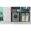 7kg Indesit Washing Machine, 1400 Spin, Silver, E Rated - BWE71452SUKN - Naamaste London Homewares - 8