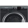 8kg Hotpoint Washing Machine, 1400 Spin, Black, B Rated - NSWM845CBSUKN - Naamaste London Homewares - 10