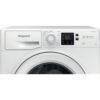 8kg Hotpoint Washing Machine, Anti-stain,1400rpm, White - NSWM845CWUKN - Naamaste London Homewares - 9