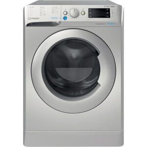 9kg Indesit Washer Dryer Silver, A Rated - BDE86436XSUKN - Naamaste London Homewares - 1