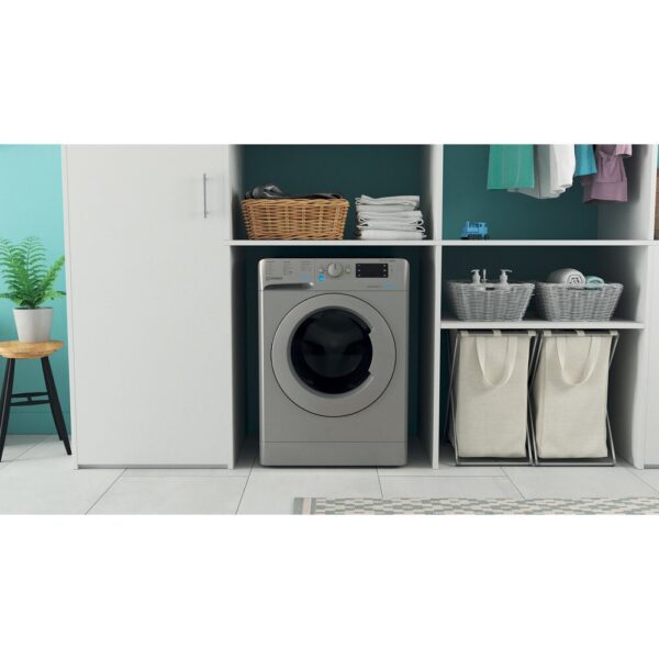 9kg Indesit Washer Dryer Silver, A Rated - BDE86436XSUKN - Naamaste London Homewares - 11