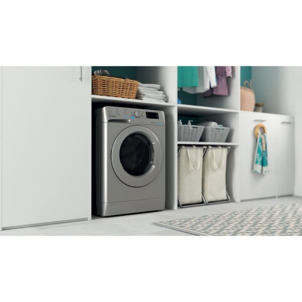 9kg Indesit Washer Dryer Silver, A Rated - BDE86436XSUKN - Naamaste London Homewares - 10