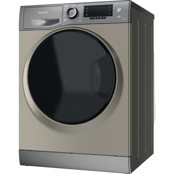 Hotpoint Washer Dryer 10kg in Grey, 1400 Spin, A Rated - NDD 10726 GDA UK - Naamaste London Homewares - 2