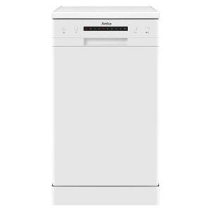 45cm Freestanding Dishwasher, White - Amica ADF410WH - Naamaste London Homewares - 1