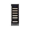 30cm Freestanding Under Counter Wine Cooler, Slimline, Black - Amica AWC300BL - Naamaste London Homewares - 1