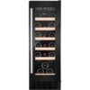 19 Bottle CDA Wine Cooler, Black, G Rated - CFWC304BL - Naamaste London Homewares - 1