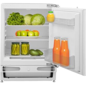 134L Integrated Under Counter Larder Fridge, White - CDA CRI521 - Naamaste London Homewares - 1