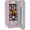 48L Retro CDA Wine Cooler, Pink, G Rated - Nancy Tea Rose - Naamaste London Homewares - 5