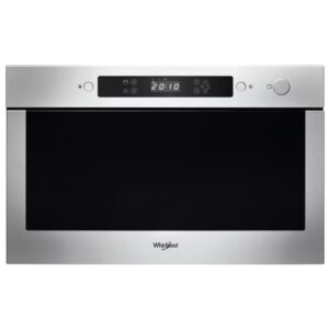 38cm Built in Microwave Oven, Stainless Steel - Whirlpool AMW423IX - Naamaste London Homewares - 1