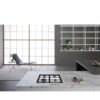 60cm Built In 4 Burner Gas Hob, Inox Ixelium - Whirlpool GMWL 628/IXL - Naamaste London Homewares - 2