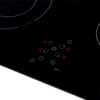 60cm Four Zone Electric Ceramic Hob, Frameless Touch Control - Amica ACH6440FR - Naamaste London Homewares - 2