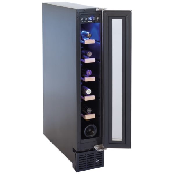 Freestanding Wine Cooler, Stainless Steel - Amica AWC150SS - Naamaste London Homewares - 2