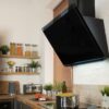 90cm Chimney Black Cooker Hood, Gesture Controlled - CDA EXG90BL - Naamaste London Homewares - 2