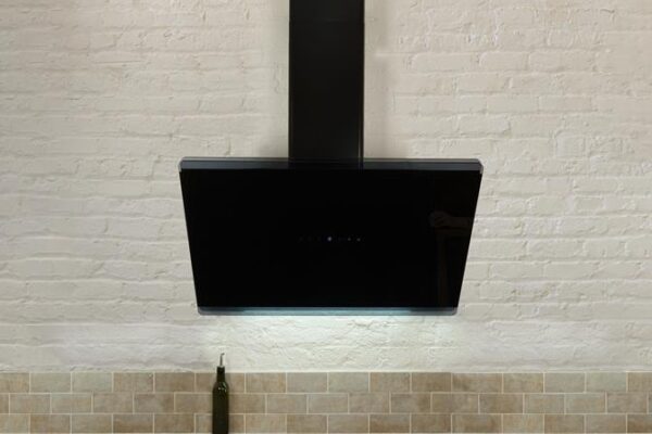 90cm Chimney Black Cooker Hood, Gesture Controlled - CDA EXG90BL - Naamaste London Homewares - 6