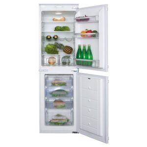 154L Integrated Fridge Freezer, White, 50/50 - CDA FW852 - Naamaste London Homewares - 1