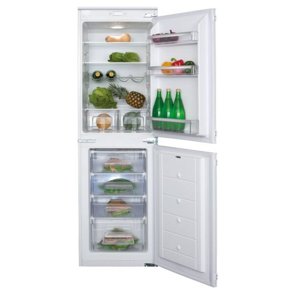 154L Integrated Fridge Freezer, White, 50/50 - CDA FW852 - Naamaste London Homewares - 1