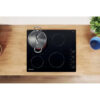 58cm Electric Ceramic Hob, Knob Control, Black - Indesit RI860C - Naamaste London Homewares - 5